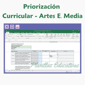 Planilla Priorización Curricular Artes E. Media
