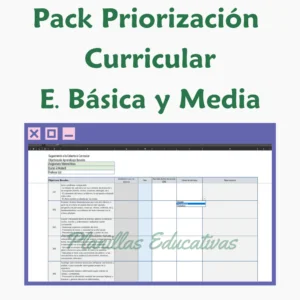 Pack - Priorizacion Curricular E. Básica y Media