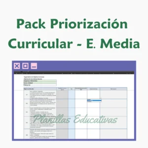 Pack - Priorización Curricular E. Media