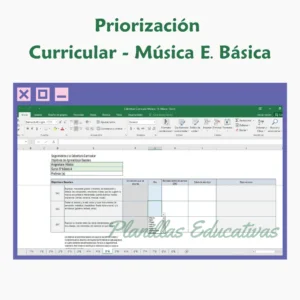 Planilla Priorización Curricular Música E. Básica