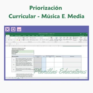 Planilla Priorización Curricular Música E. Media