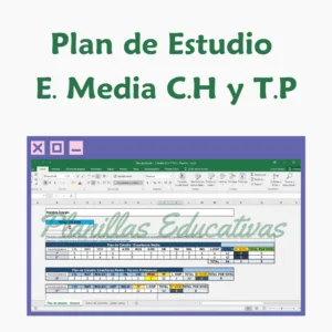 Planilla Plan de Estudio E. Media C.H y T.P